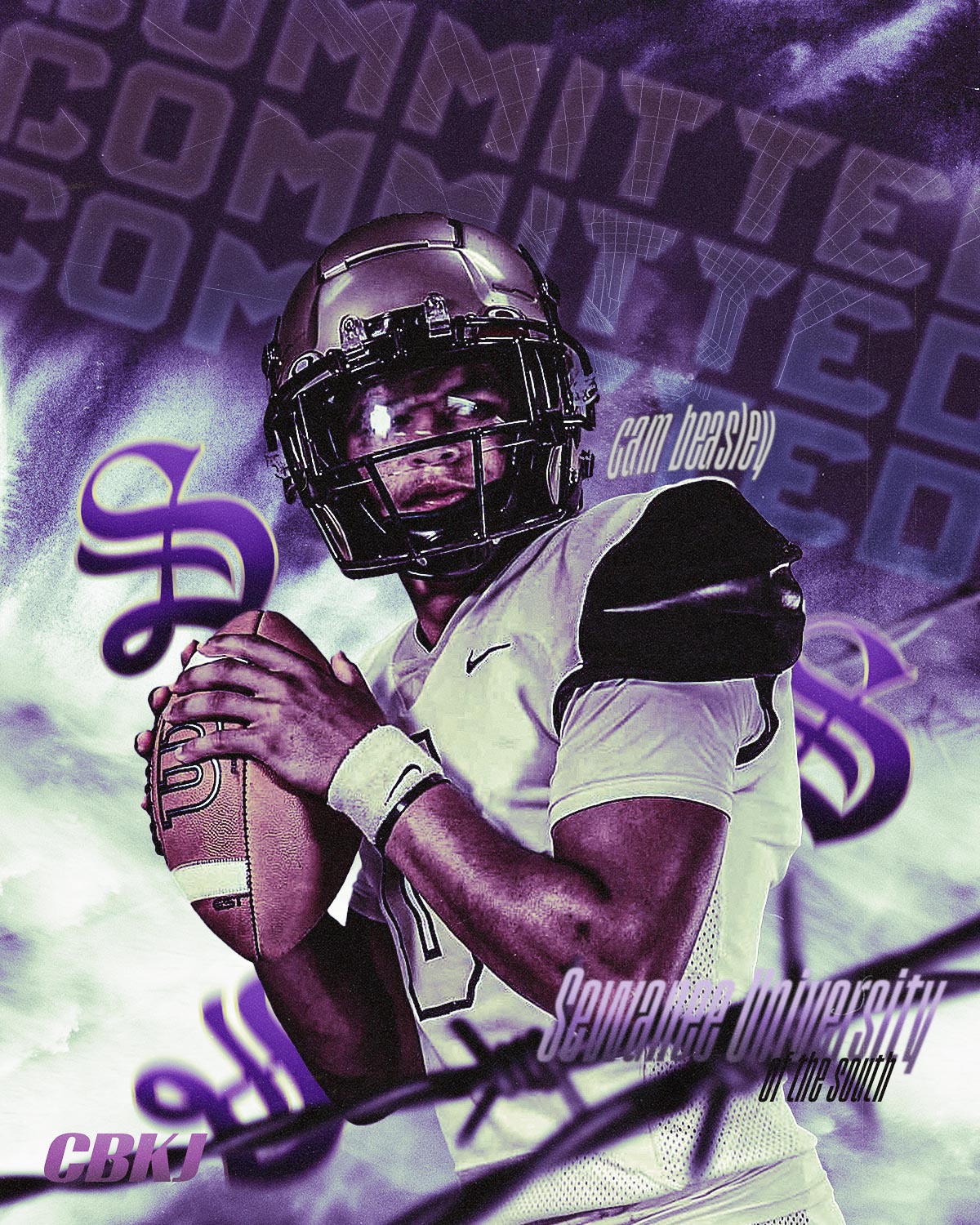 Sewanee university athlete committment graphic